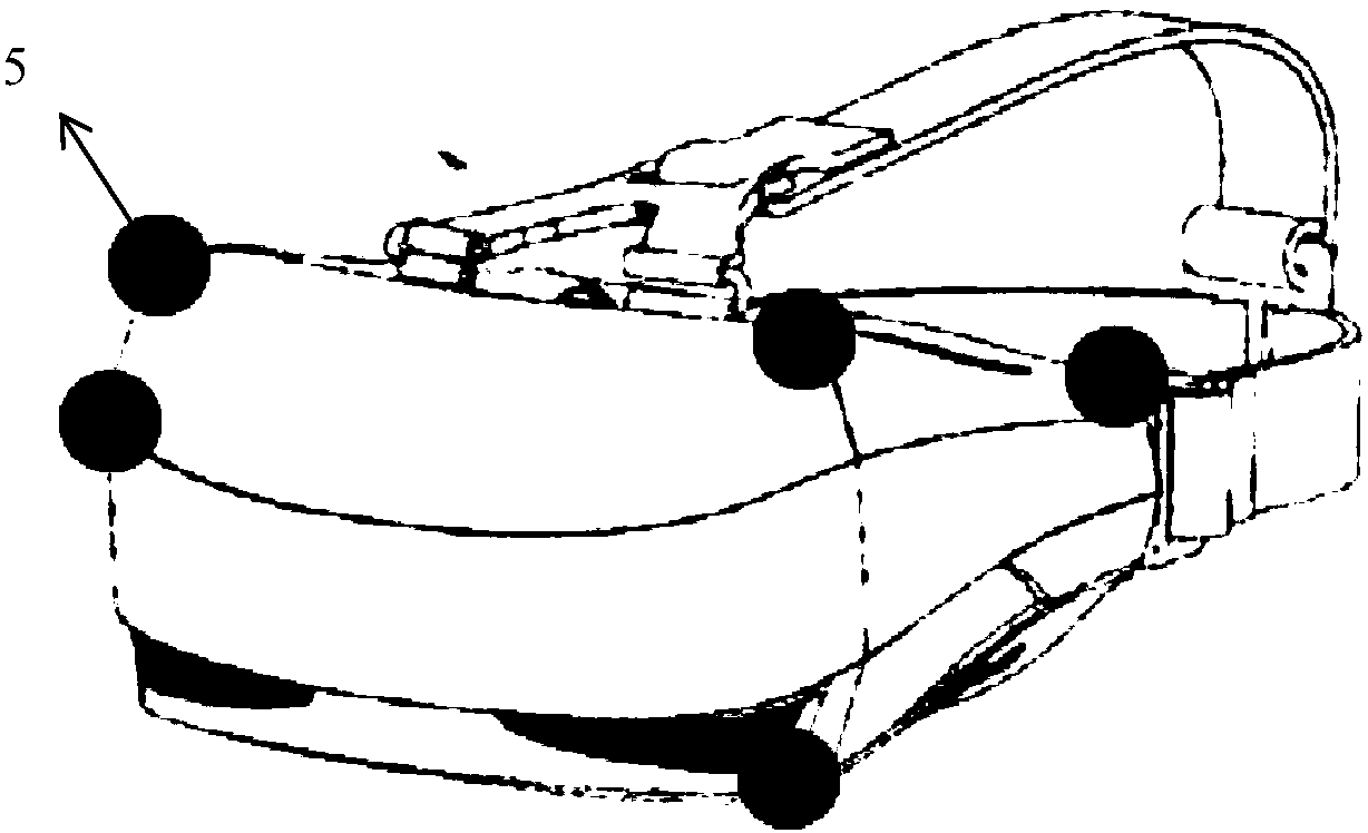 Virtual Reality Space Mobile Positioning System and Method for Virtual House Inspection