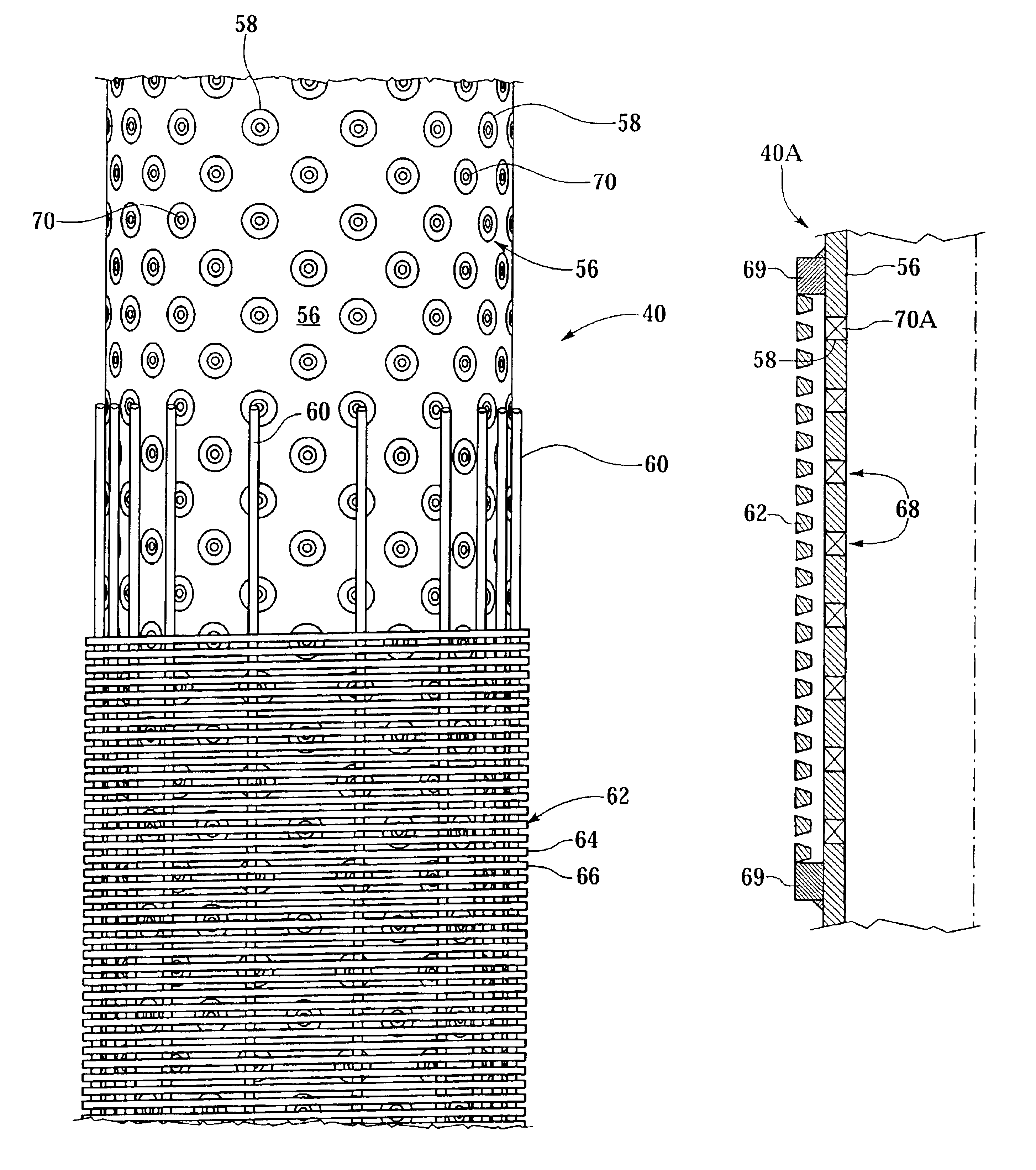 Sand control screen assembly and treatment method using the same