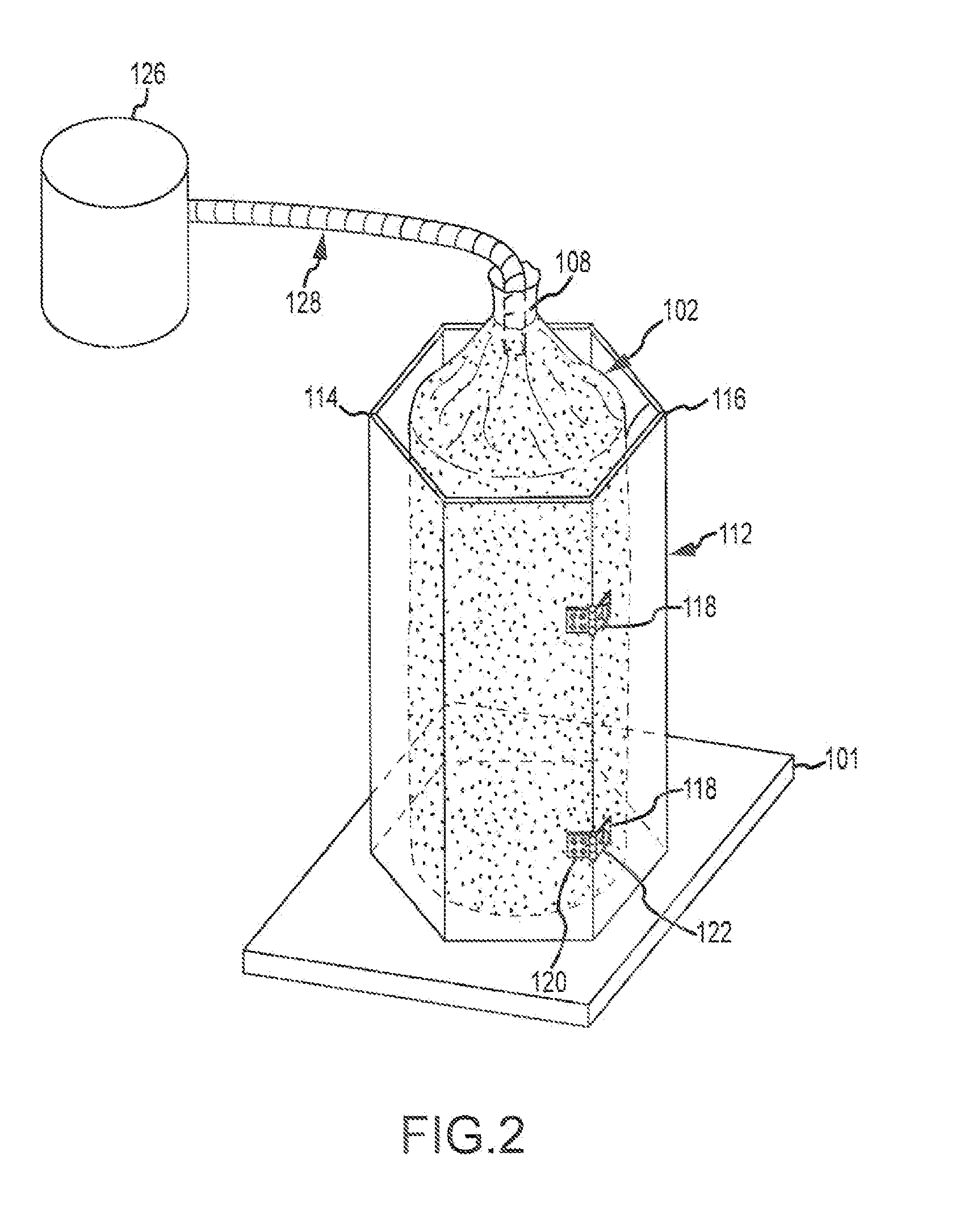 Transportable package and system and method to form the same