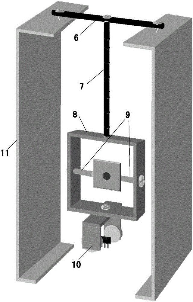Dynamic measurement system and method of infinitesimal displacement caused by laser impulse coupling