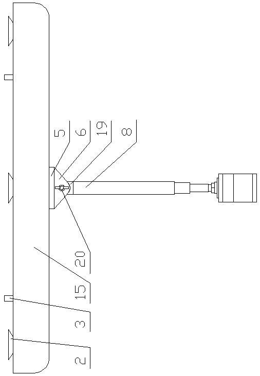 Mobile phone navigation special bracket for car