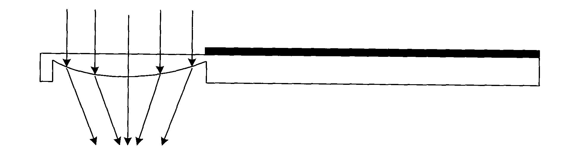 Masking film substrate and border adhesive solidification system