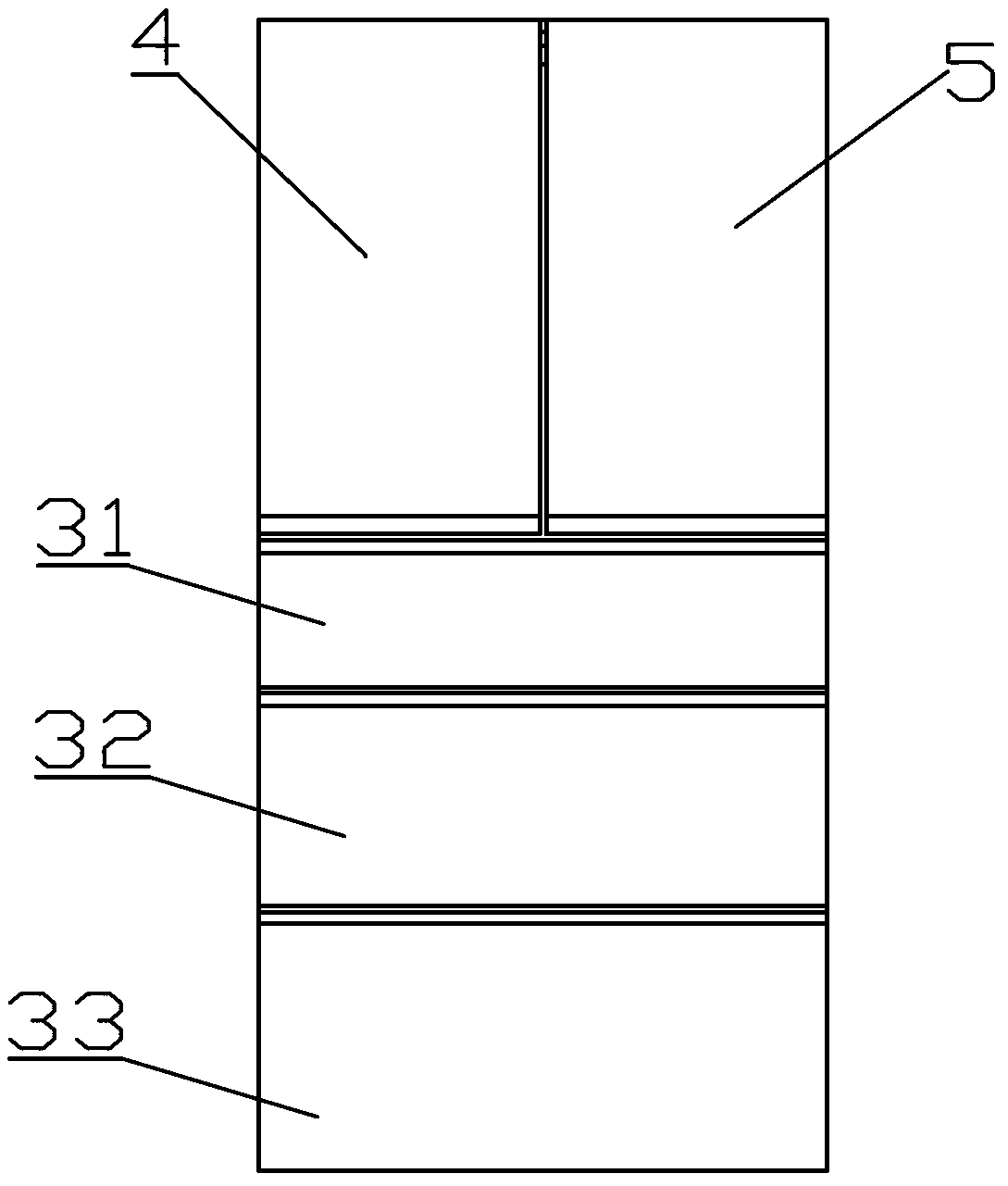 Refrigerator and method for opening and closing refrigerator door body thereof