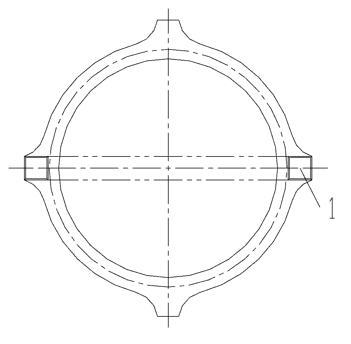 Powder metallurgy material, cross slip ring and manufacturing method of cross slip ring