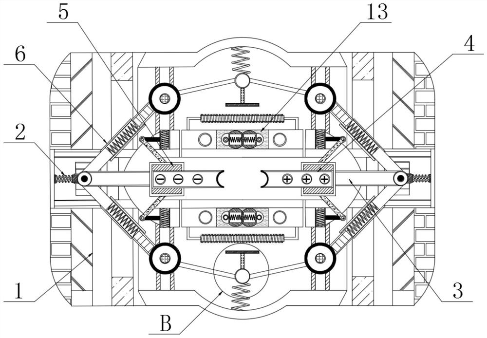 Luminescence detection device for diode