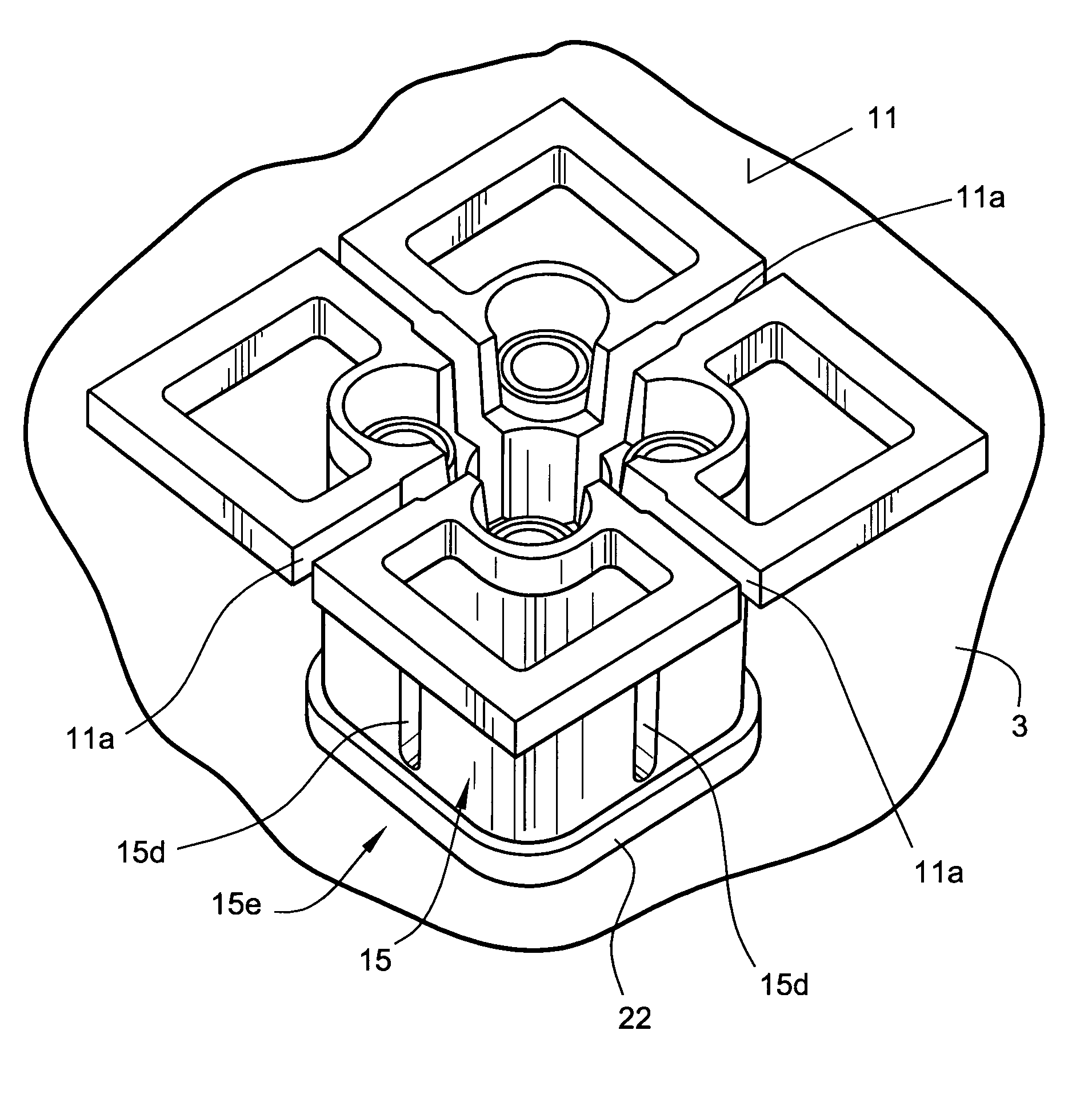 Antenna having at least one dipole or an antenna element arrangement similar to a dipole