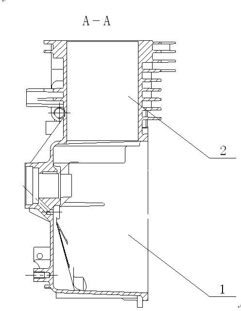 Box body of small gasoline engine