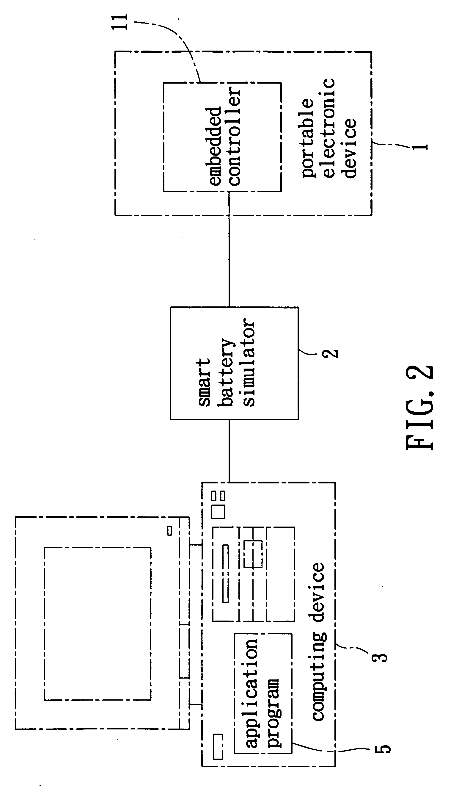 Smart battery simulating system