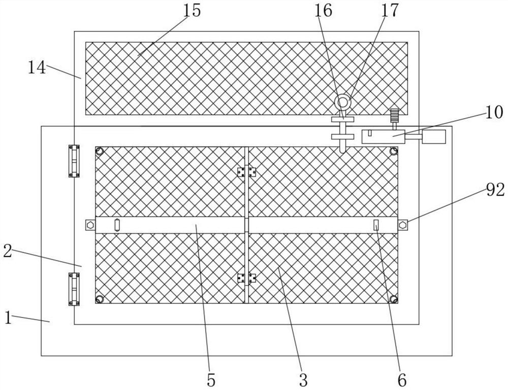 Steel wire protective net for hoist