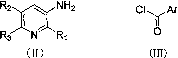Compound of N-(substituted pyridyl)amide, preparation and application thereof