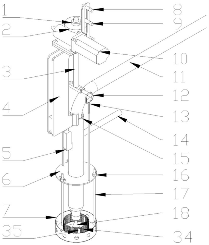 Schematic of gas-liquid flow in continuous-casting mold