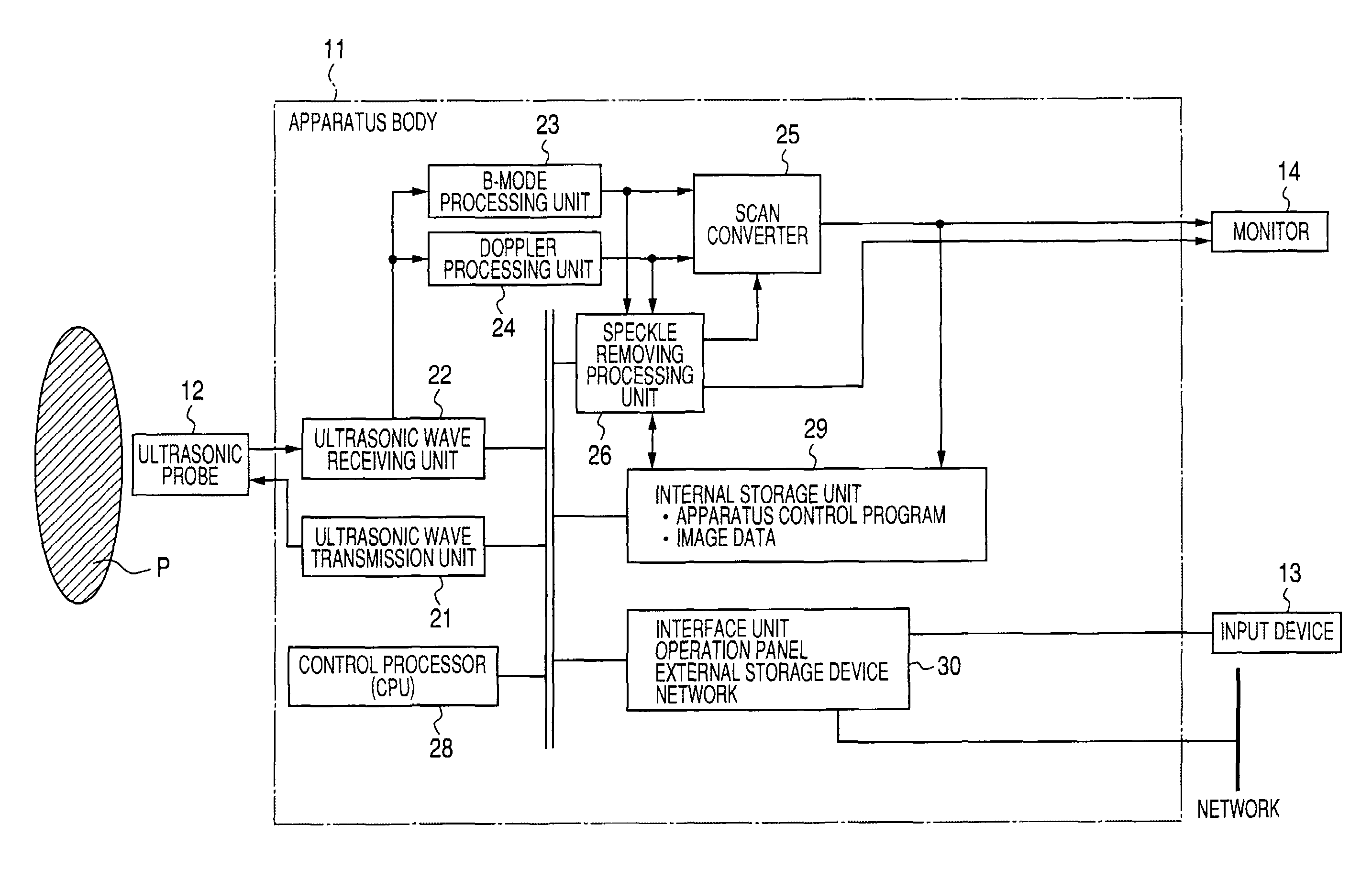 Ultrasonic diagnostic apparatus, ultrasonic image processing apparatus, and ultrasonic image processing method