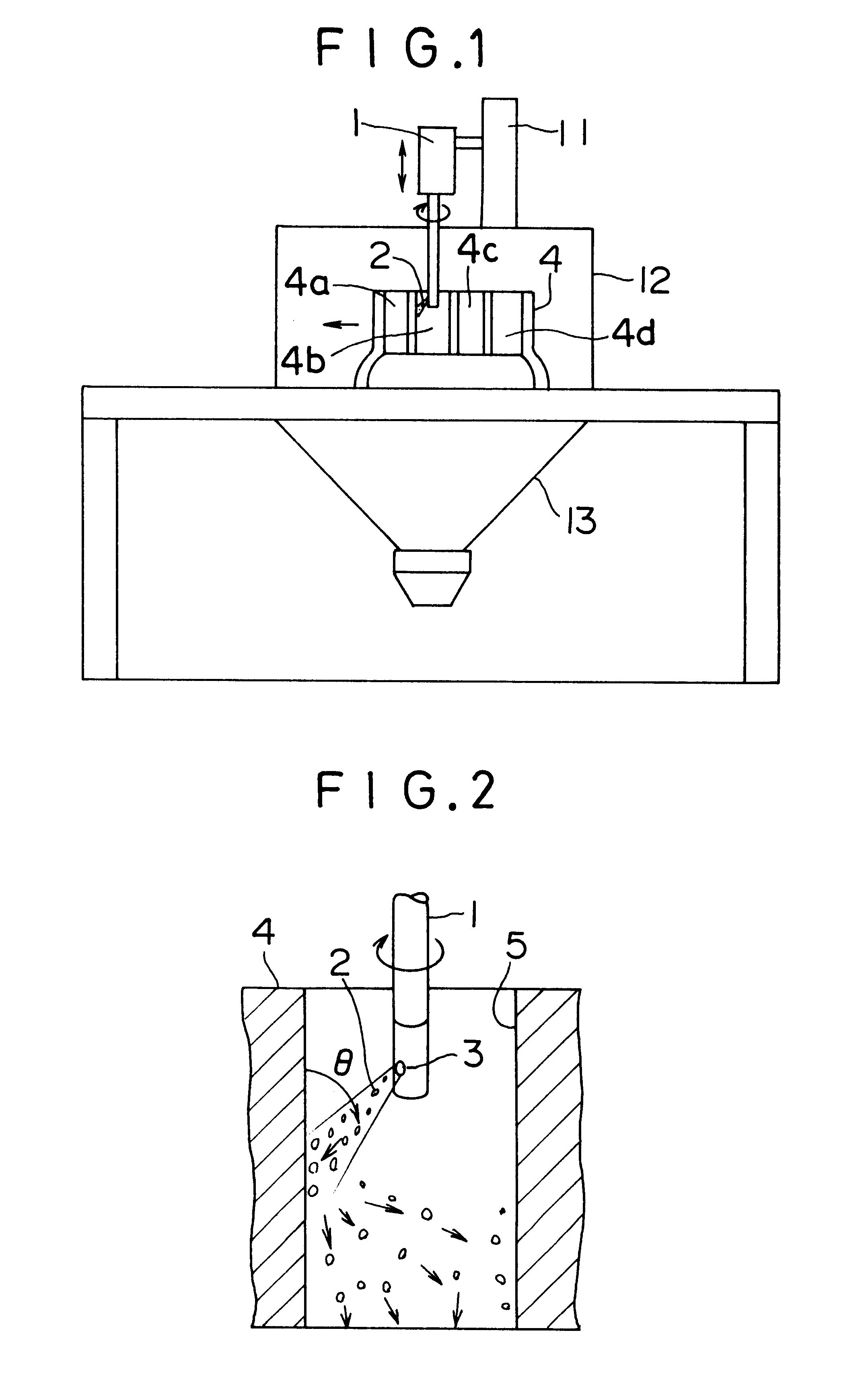 Method for blasting an inside surface of a cylinder