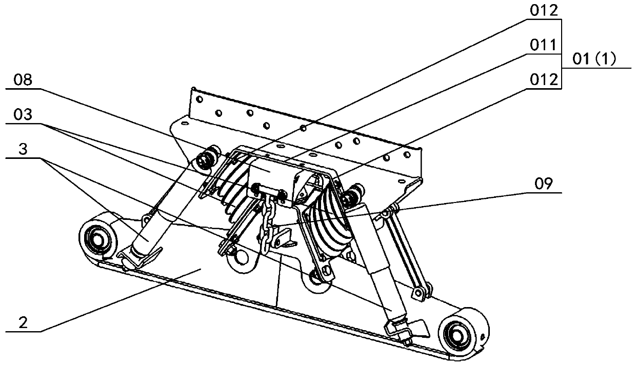 Suspension assembly and crane applying same
