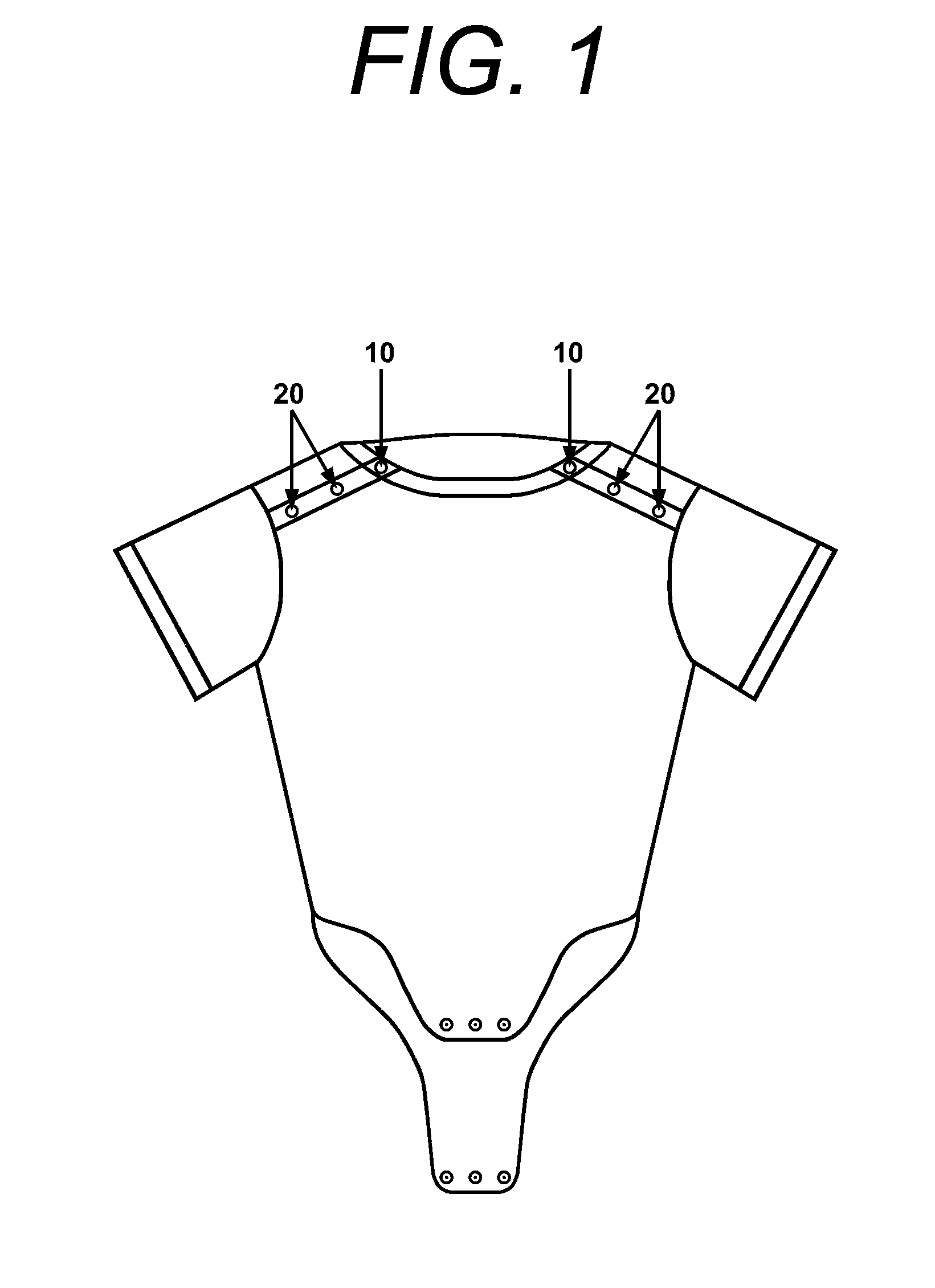 Garments with front opening seams
