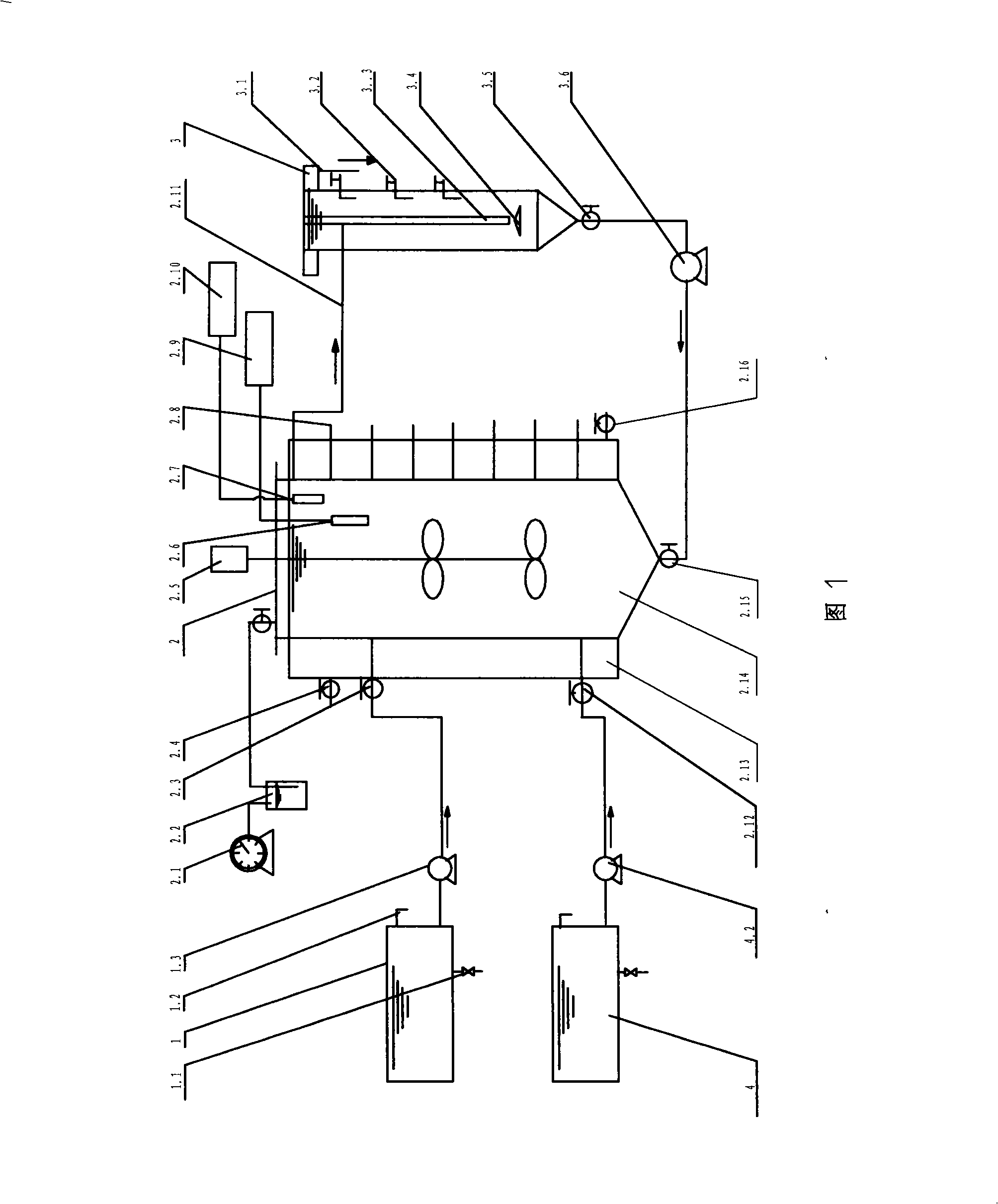 Apparatus and method for synchronous denitrification and development of sewage sludge internal carbon source of urban sewage