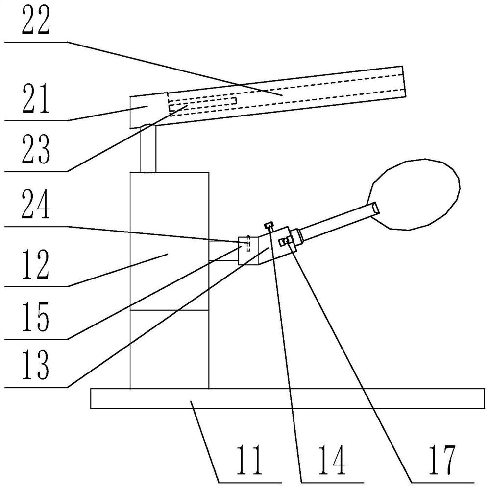 Tennis training device with rotatable tennis serving function