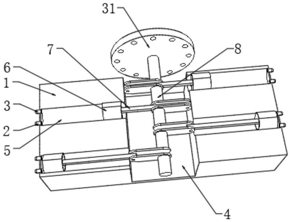 Horizontal fully-opposed internal combustion engine