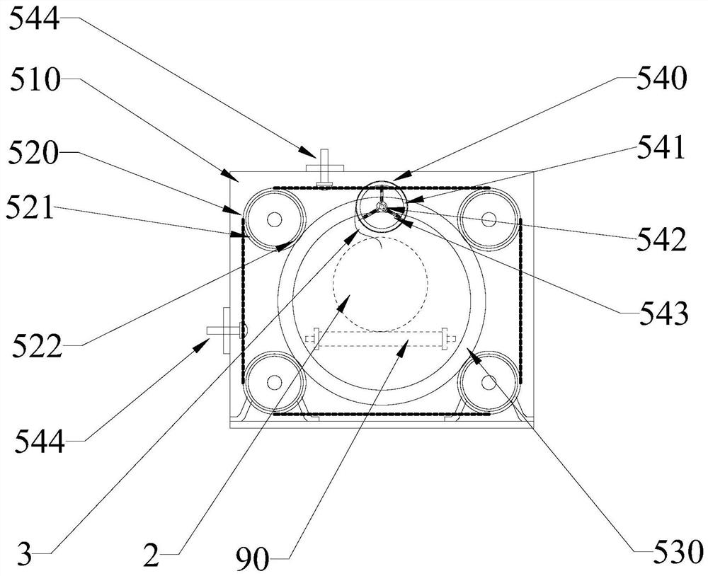 An online automatic packaging device for metal pipes