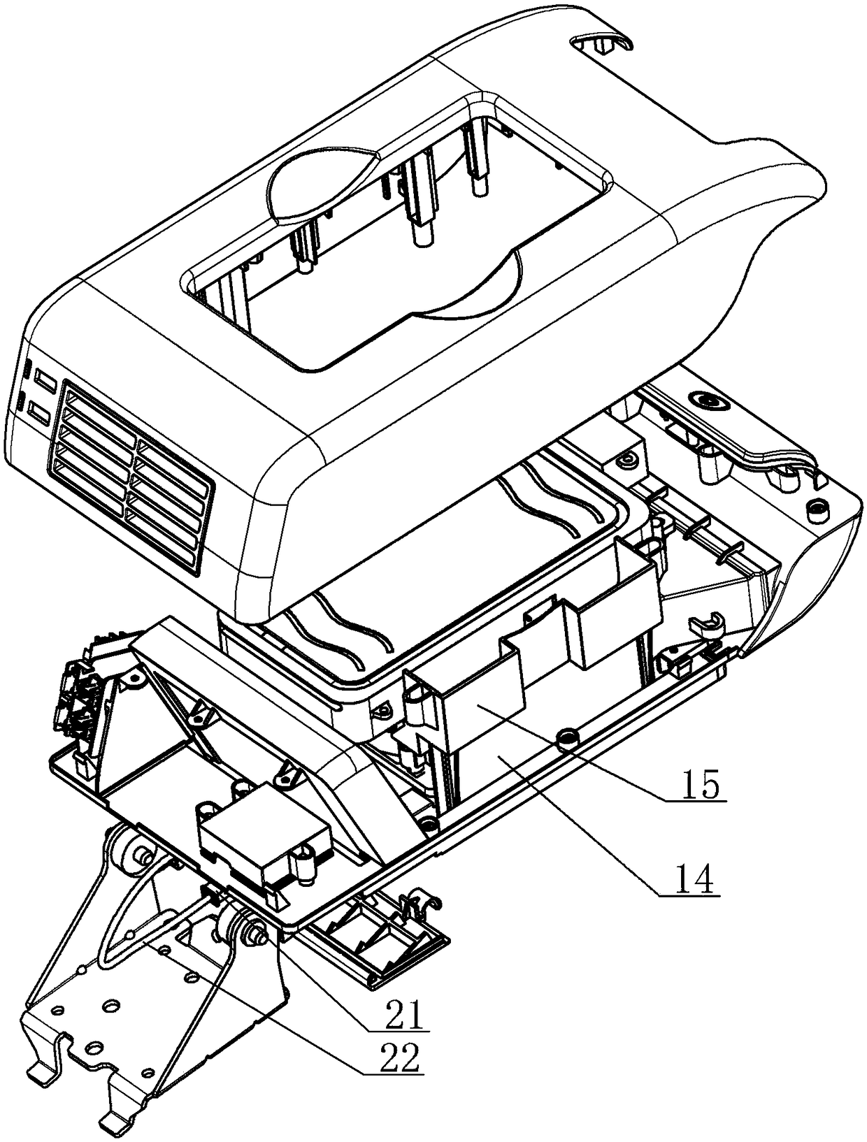 On-board air purifier for electric appliance charging