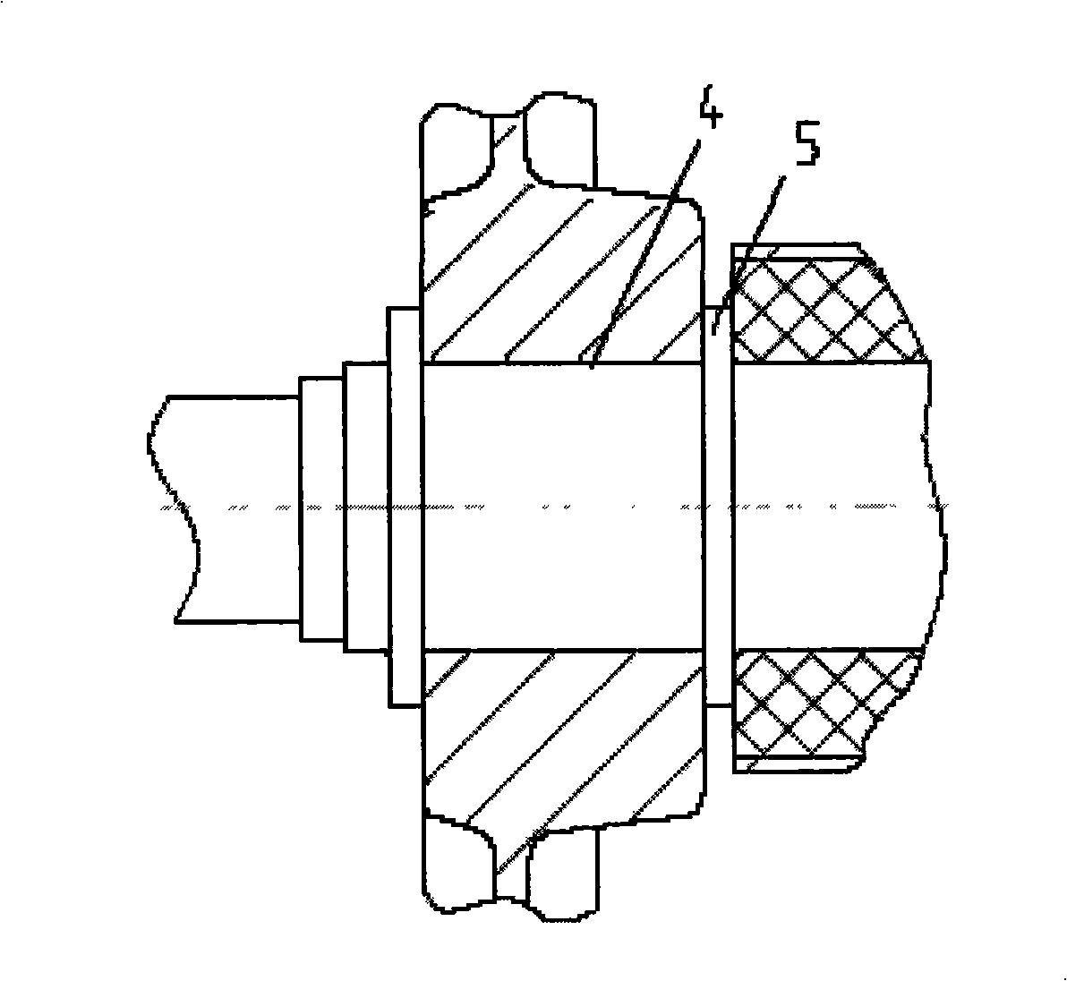 Support roller for drying grate