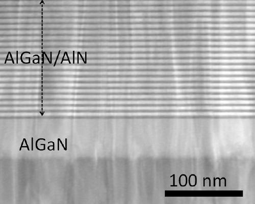 Growth method for improving interface quality of AlGaN/AlN multi-quantum well