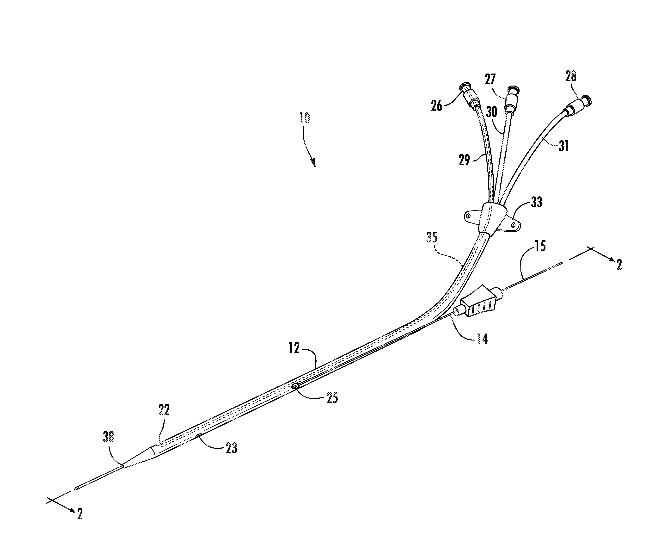 Rapid Insertion Integrated Catheter and Method of Using an Integrated Catheter