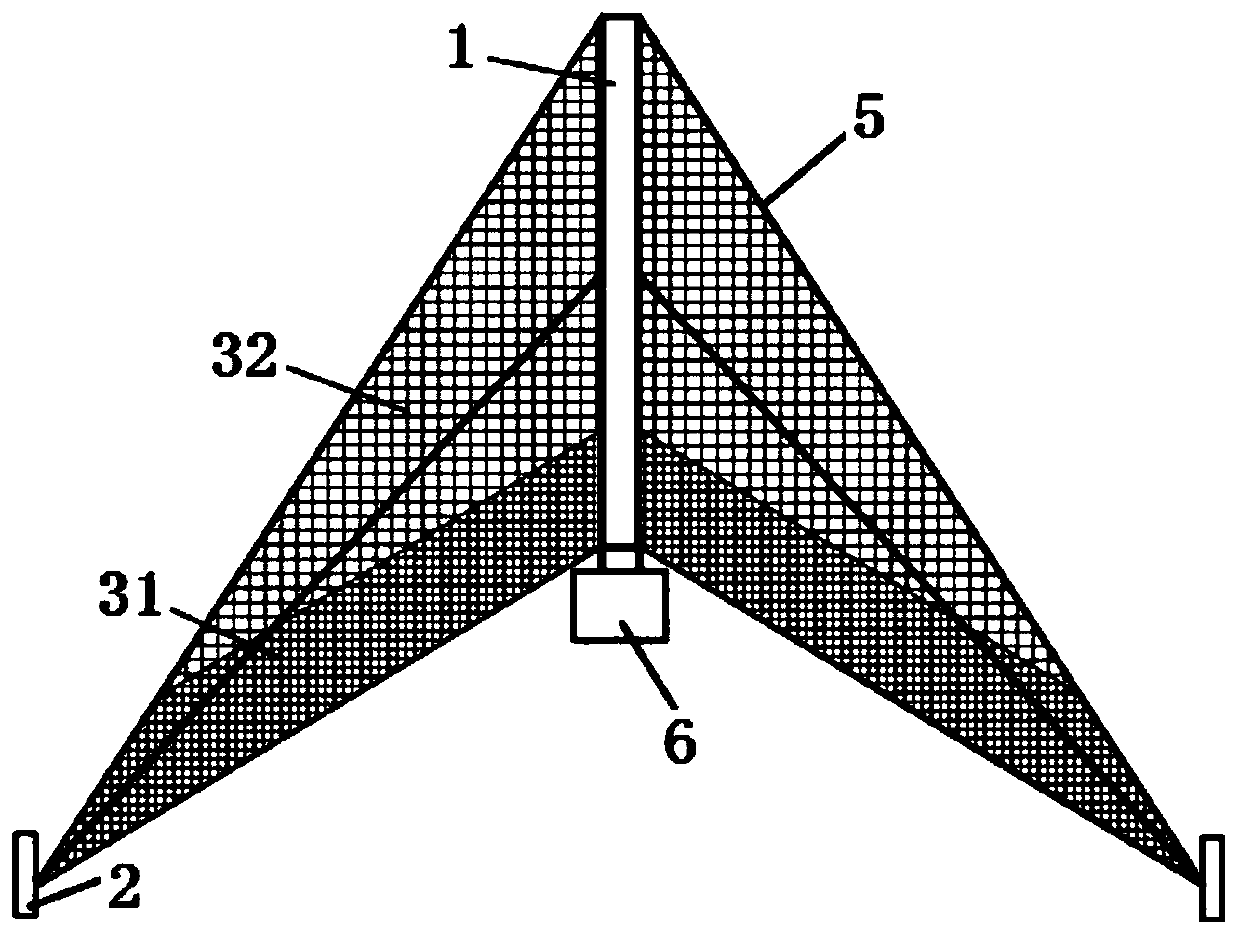 A kind of anti-sand fence device and anti-sand system