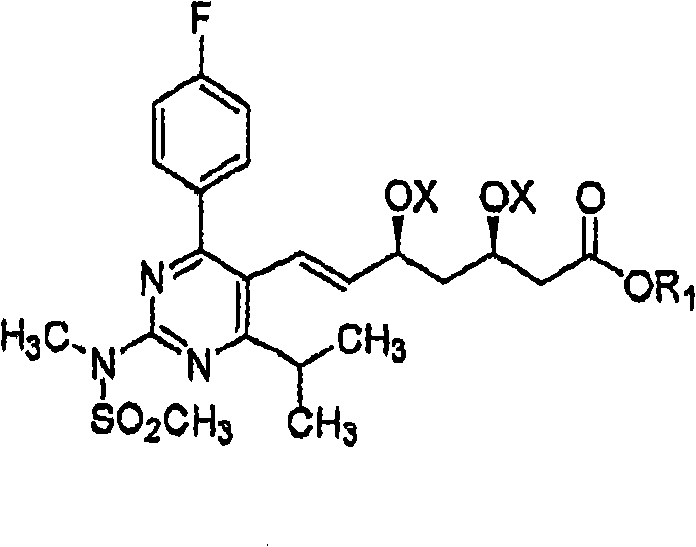 Diastereomeric purification of rosuvastatin