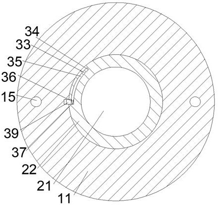 Sewage drainage pipe capable of automatically dredging during blockage