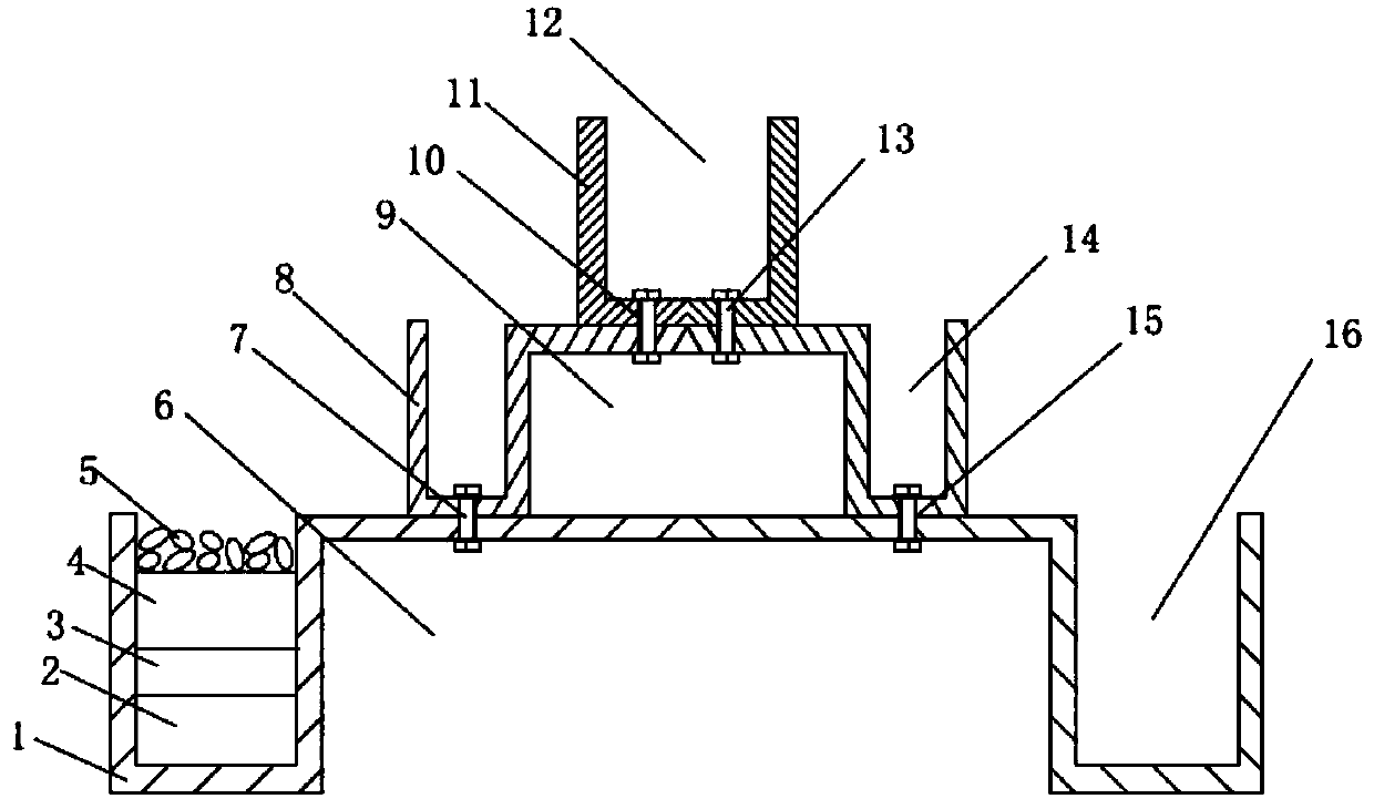 Three-dimensional greening device for water-land ecotone and application method of device