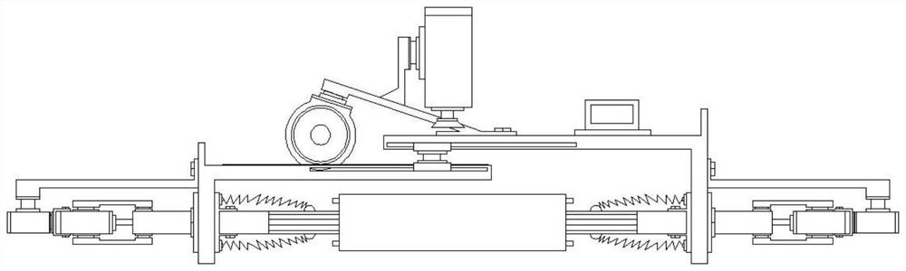 Thin-wall steel pipe cutting and temporary reinforcing all-in-one machine for machining