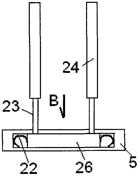 Multifunctional trolley with baffle for laboratory examination and elimination of edema of lower extremities of patients with diabetes