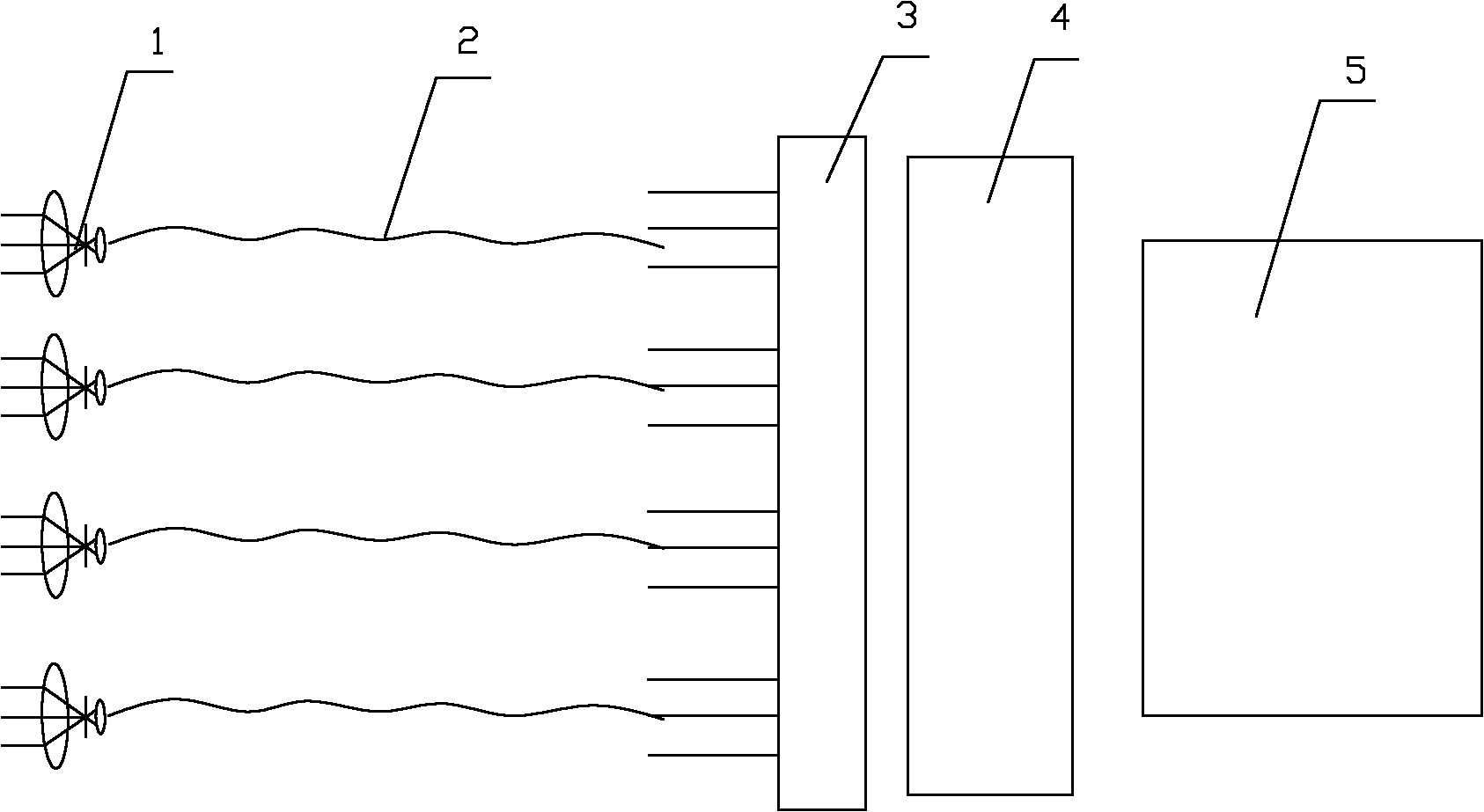 Three-dimensional temperature measurement imaging system and measuring method thereof