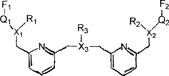 Fluorescent molecular probe and use for inspecting transient metal and heavy metal ion