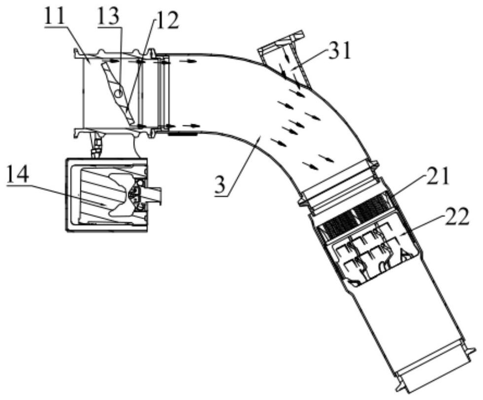 Mixer integration device, DPF system and vehicle