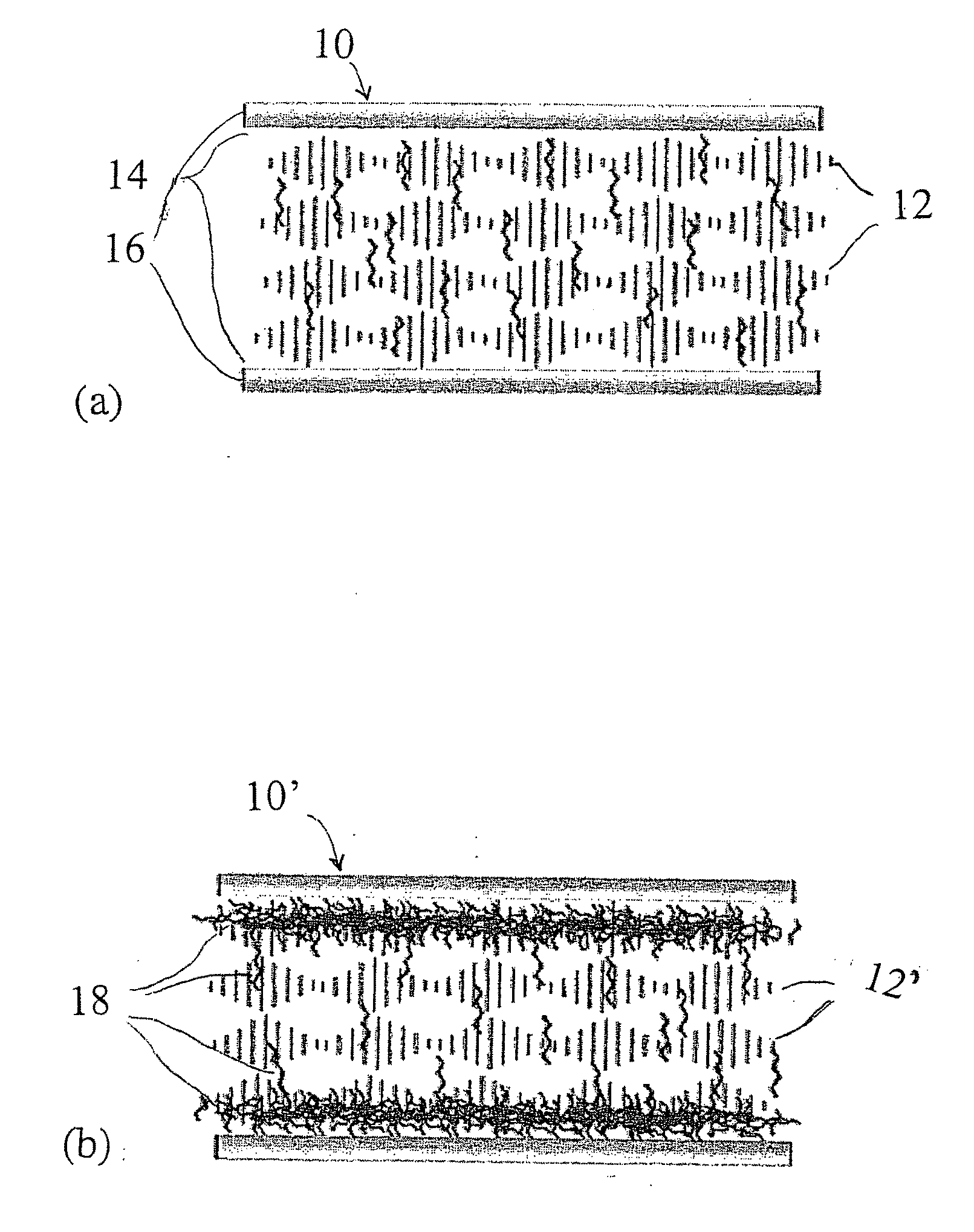 Polymer enhanced cholesteric electro-optical devices