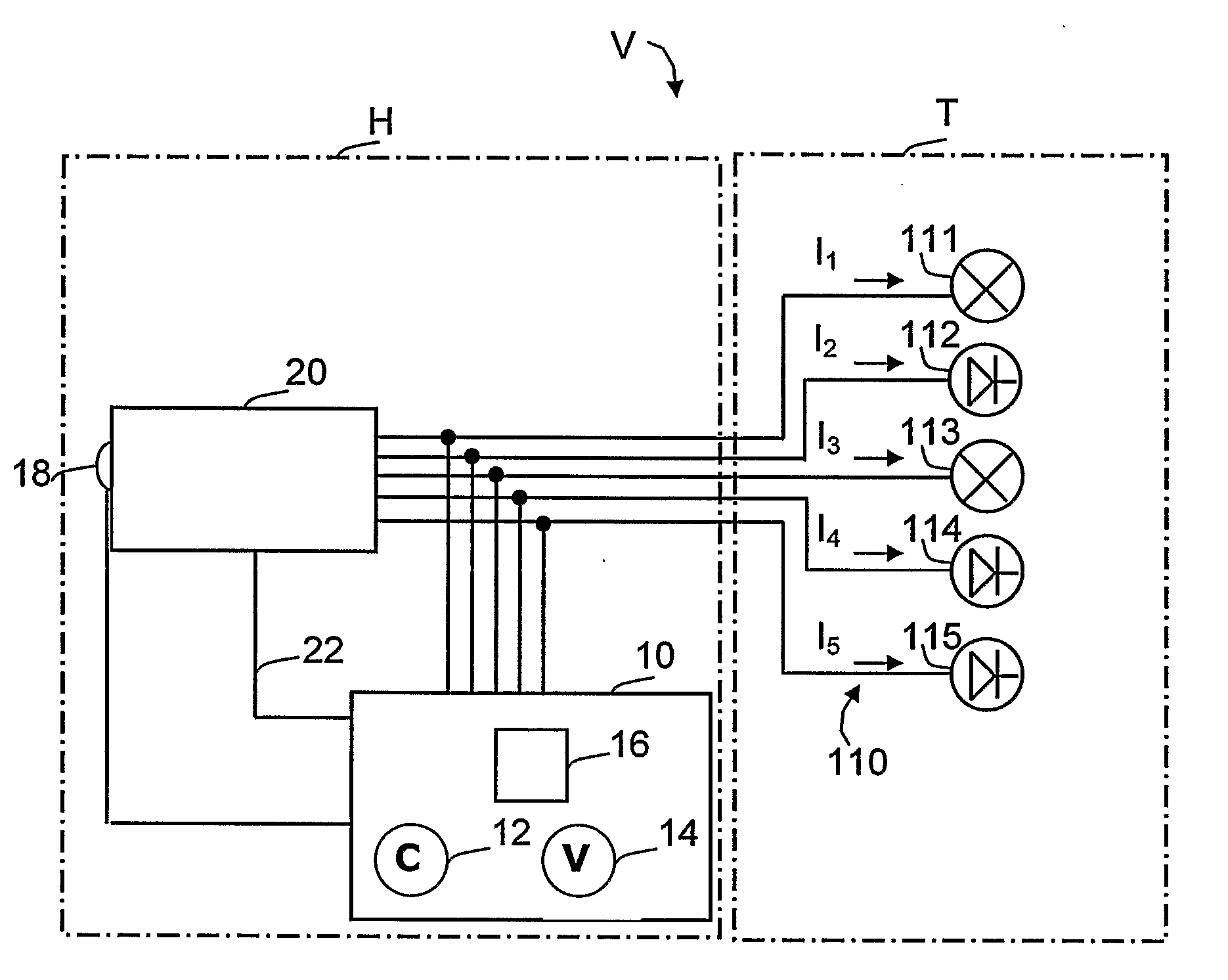 Method and a Device for Detecting Signal Lamps in a Vehicle
