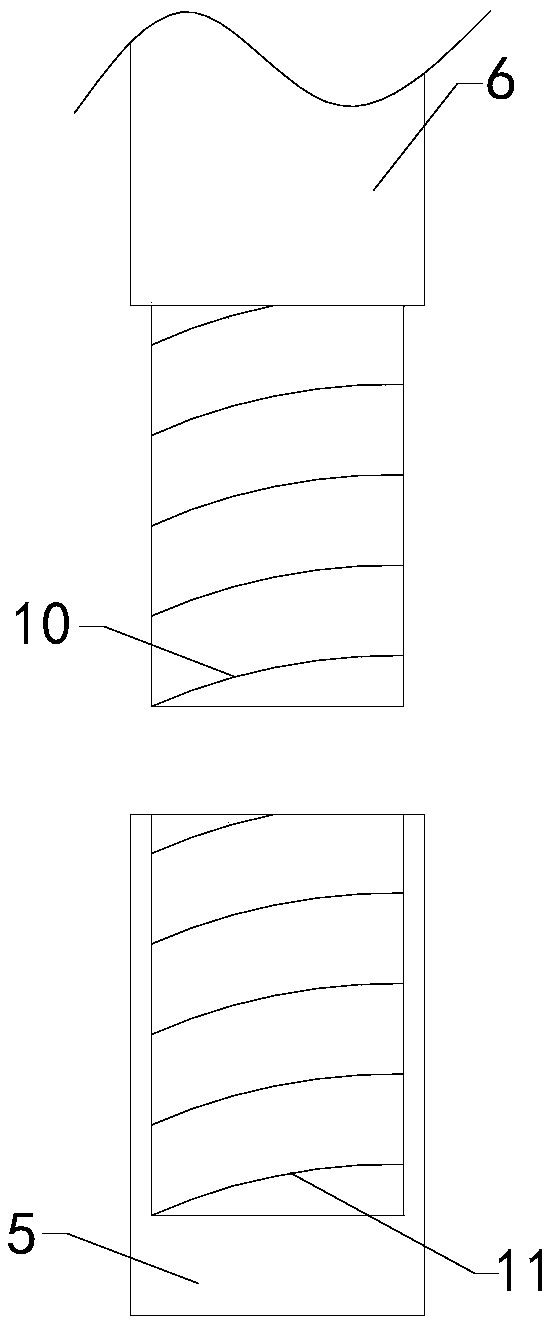 Stirring device for producing concrete