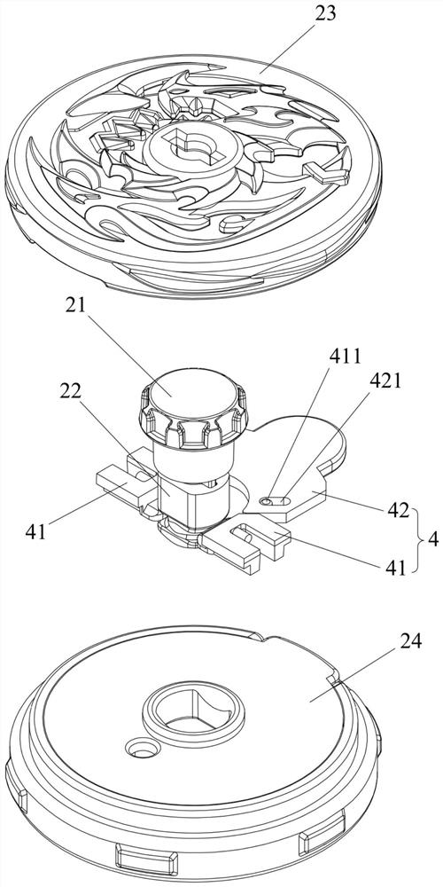 Spinning top toy