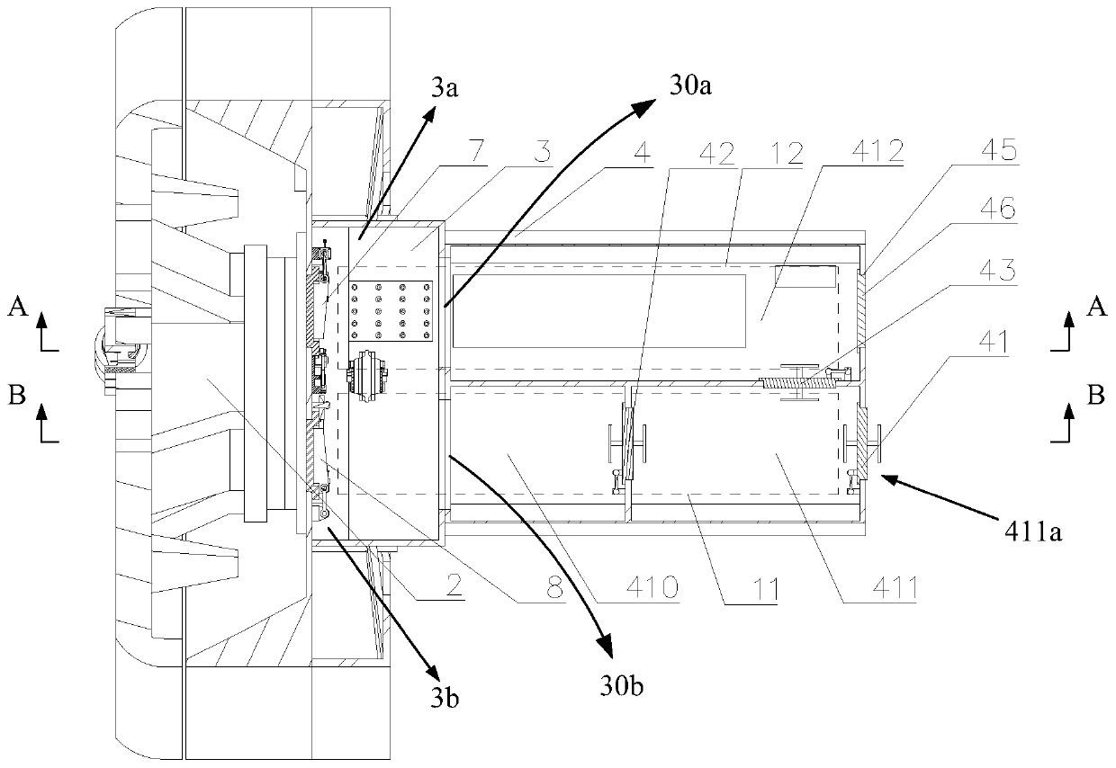 Shield tunneling machine tool disc system and tool changing method thereof