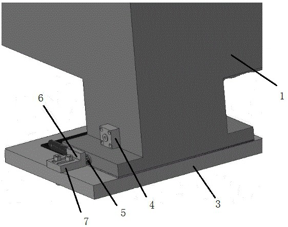 Precise installing and adjusting method for ton-level optical machine assembly