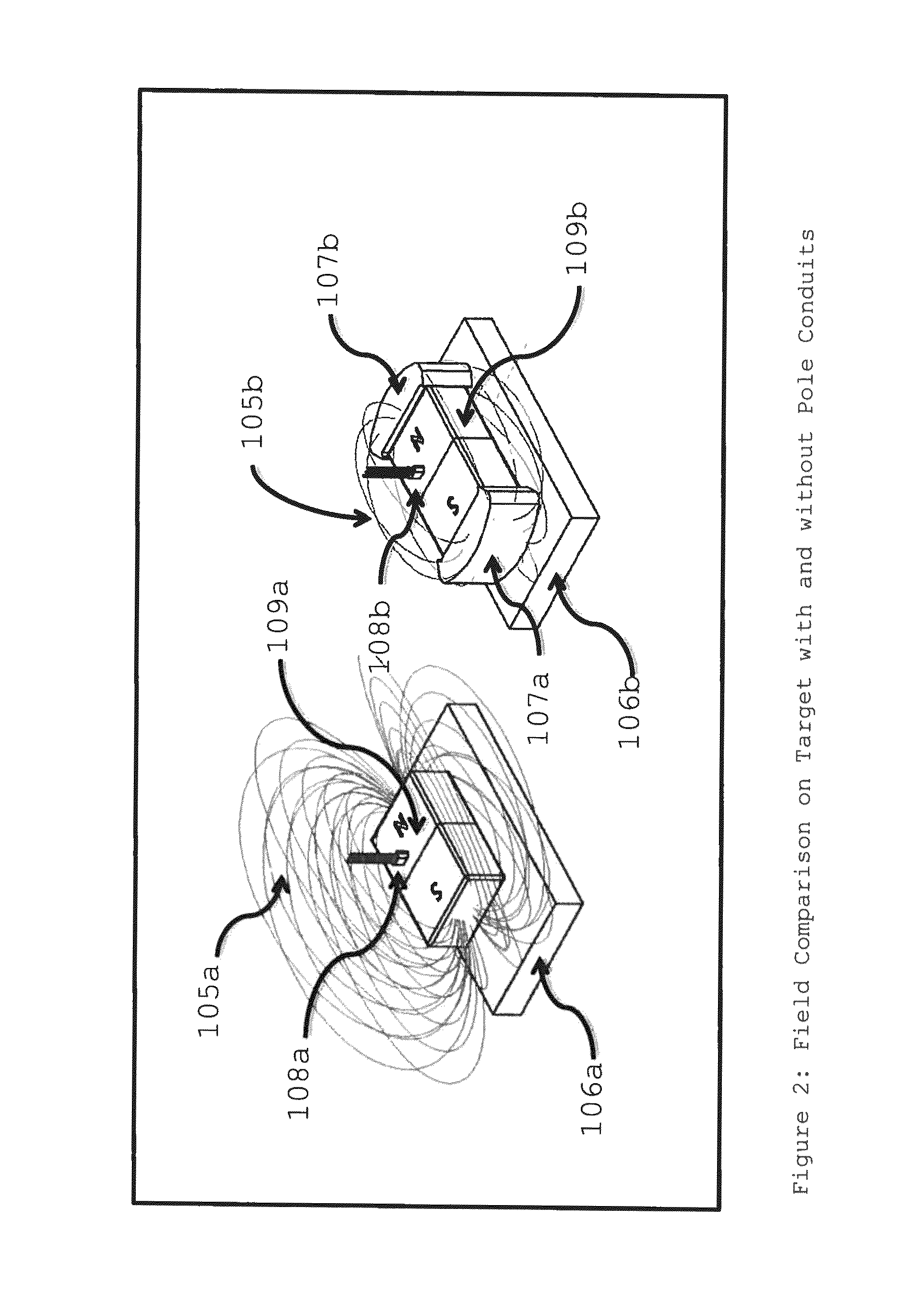 Method for developing a sensing system to measure the attractive force between a magnetic structure and its target by quantifying the opposing residual magnetic field (ORMF)