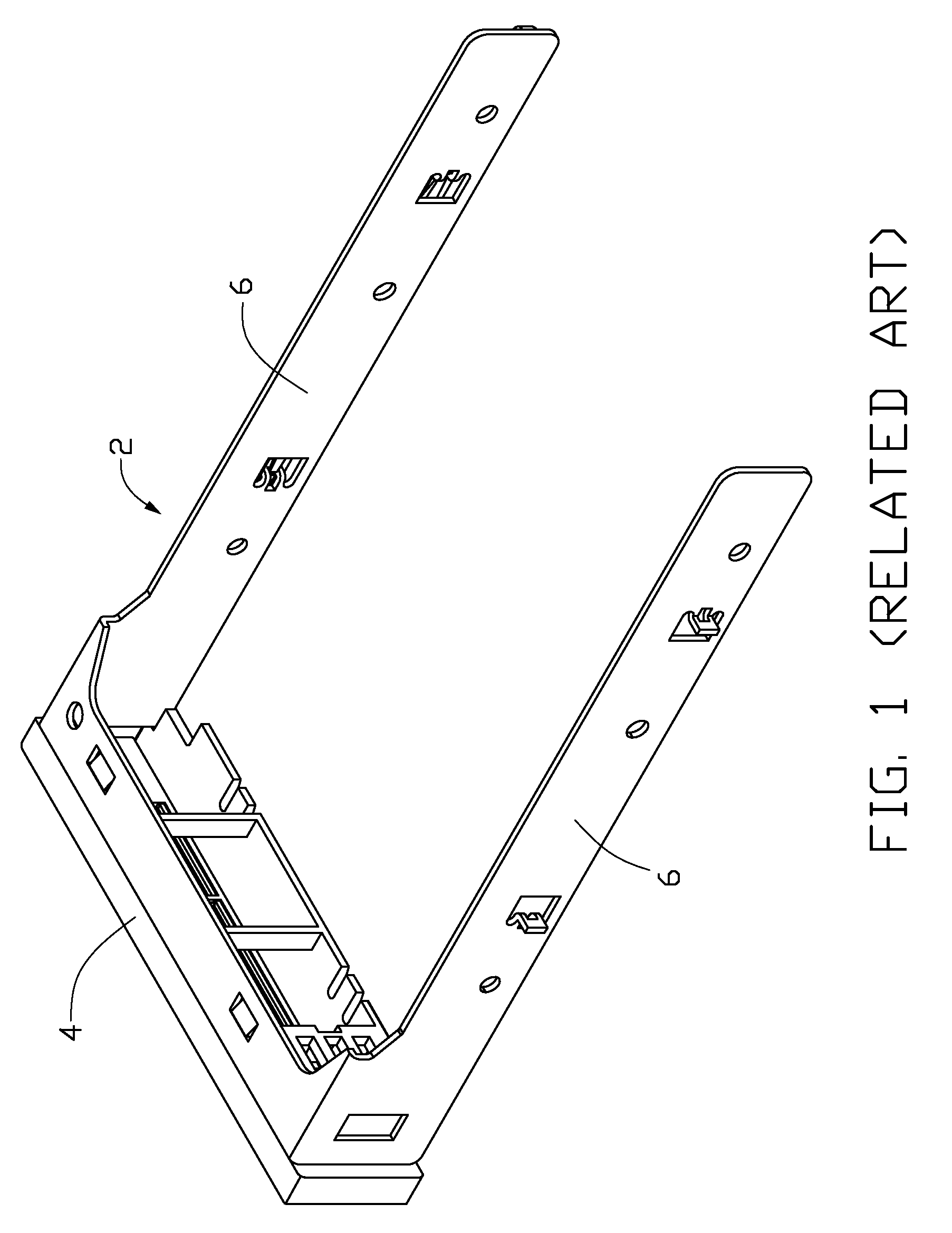 Frame for mounting data storage device