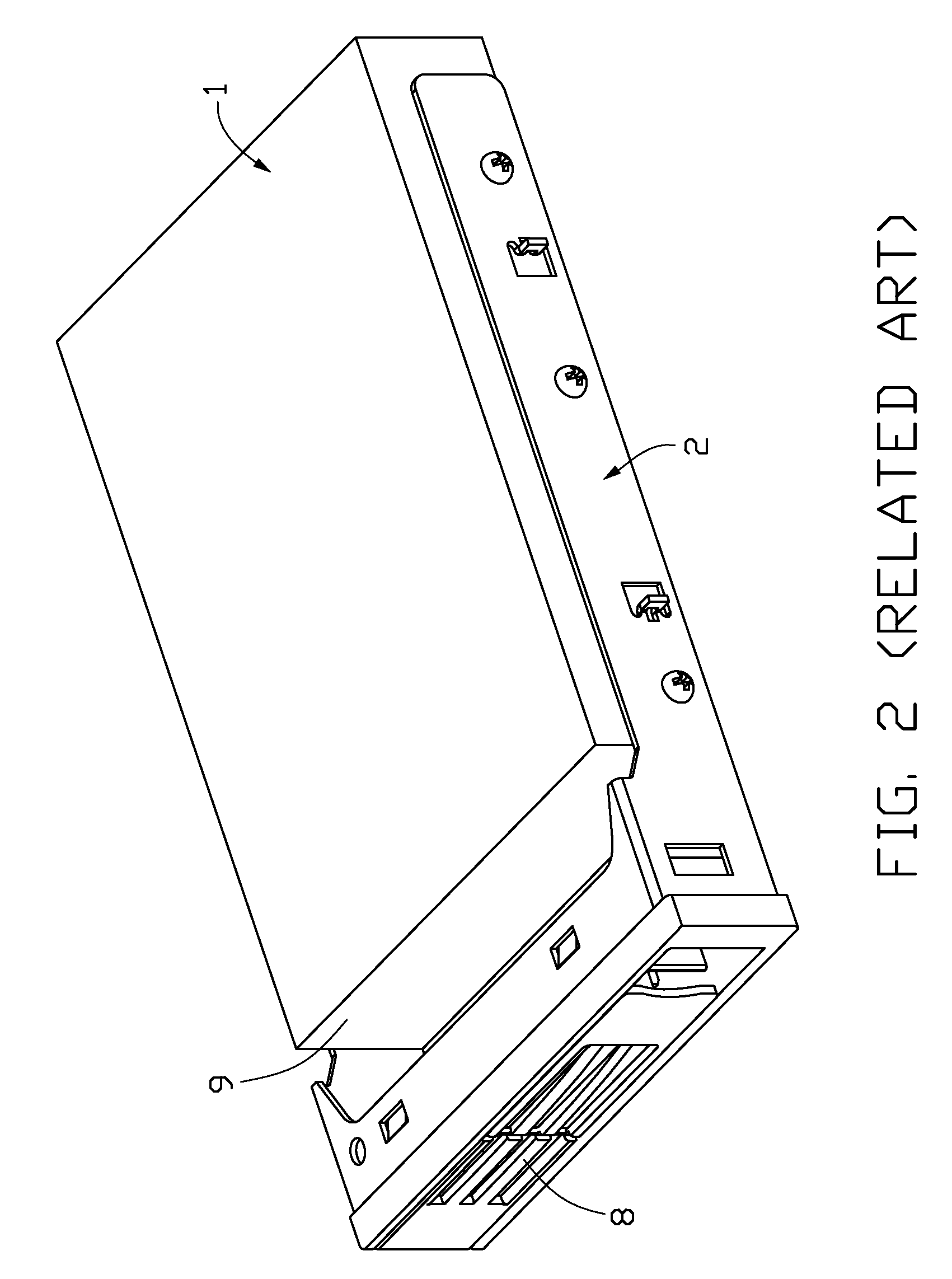 Frame for mounting data storage device