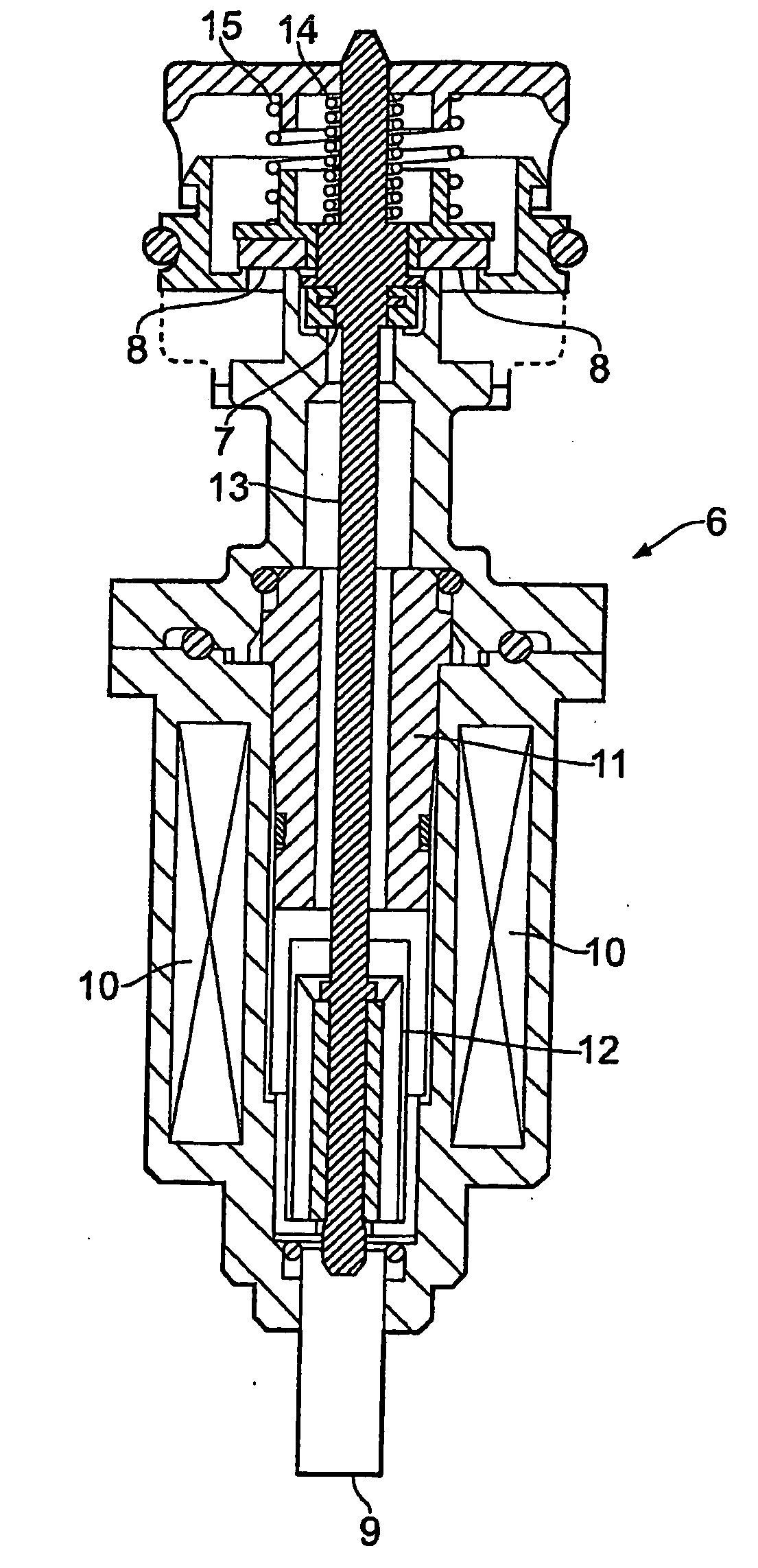 Water draining system for a fuel filter
