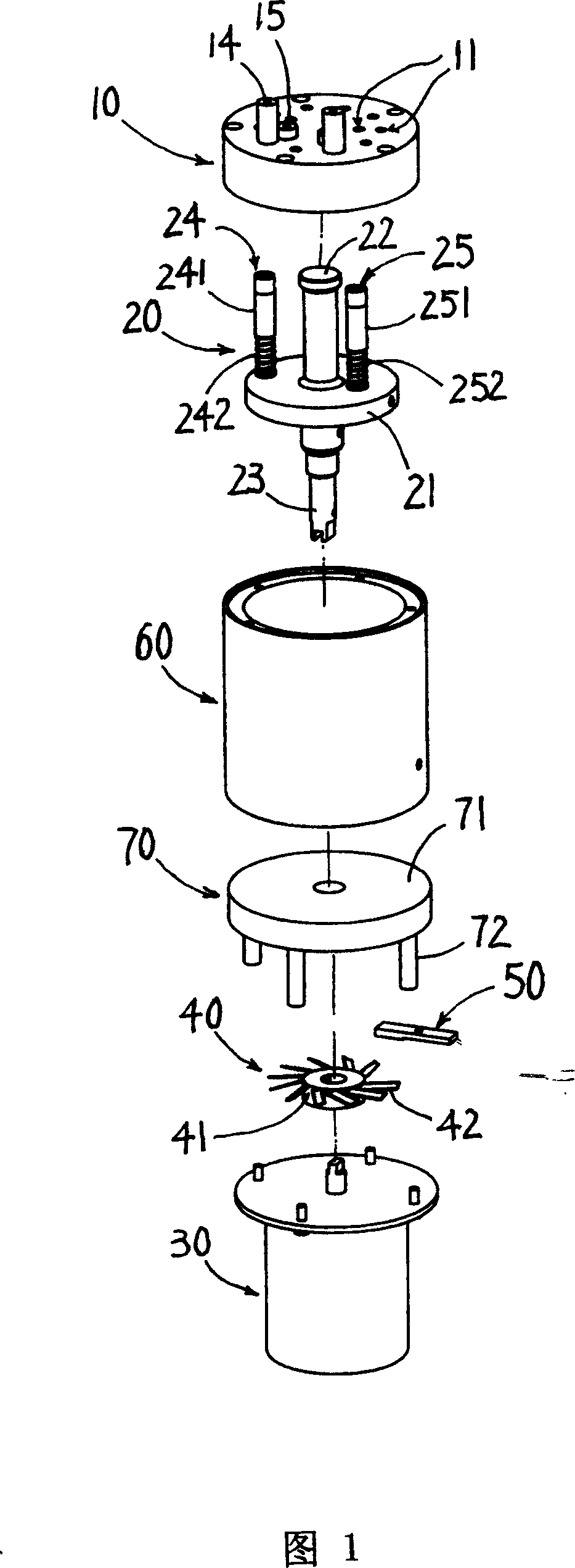 Multi-inlet and single outlet rotary fluid distributing apparatus