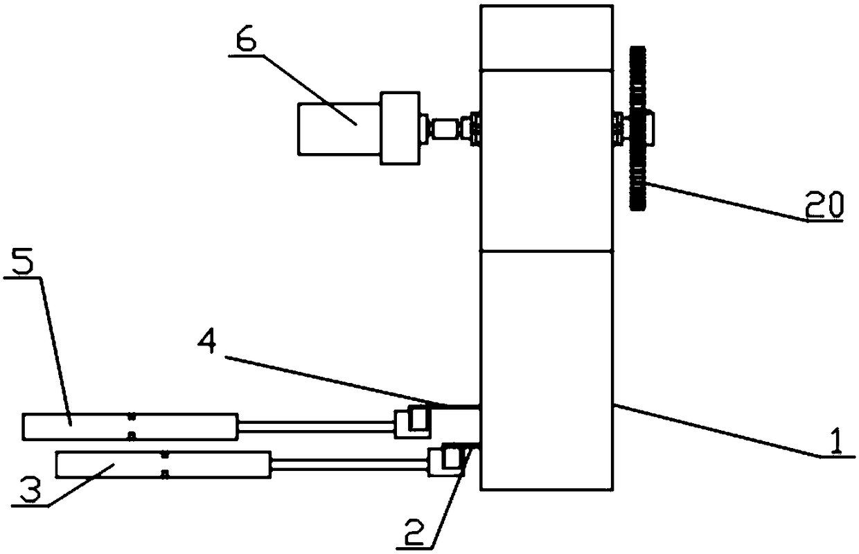 Automatic rice discharging device for ordering machine