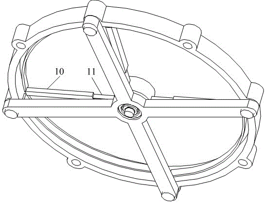 Large-travel flexible rotary hinge based on four-link mechanisms