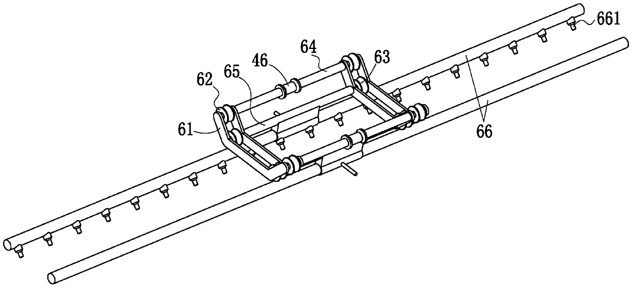 A water mist deworming equipment for rice and lobster mixed breeding seedling field